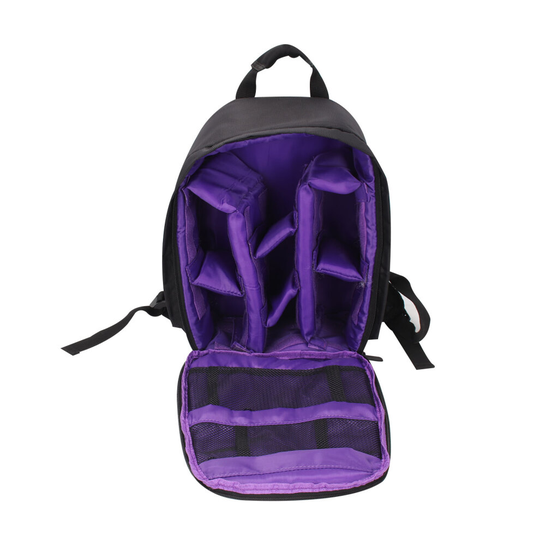 (Purple) Backpack SLR DSLR Nikon Sony Canon Rucksack