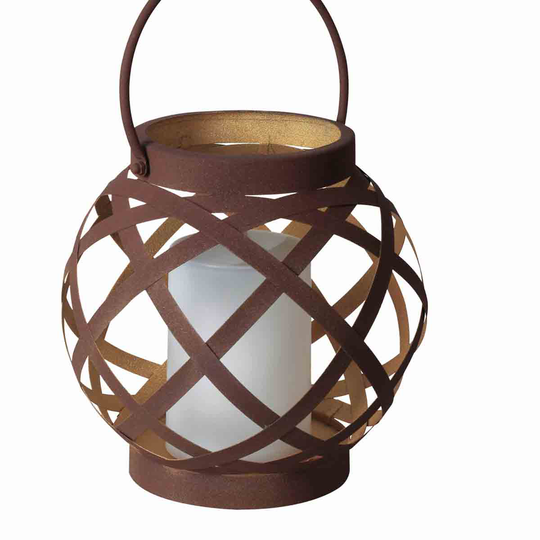 Luxform Solar Mtl Rattan Effect Table Ltn Pk Of 2 27152