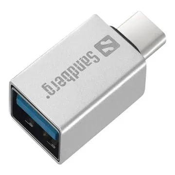 Sandberg USB 3.1 Gen 1 USB-C Adapter - GrÃ¥