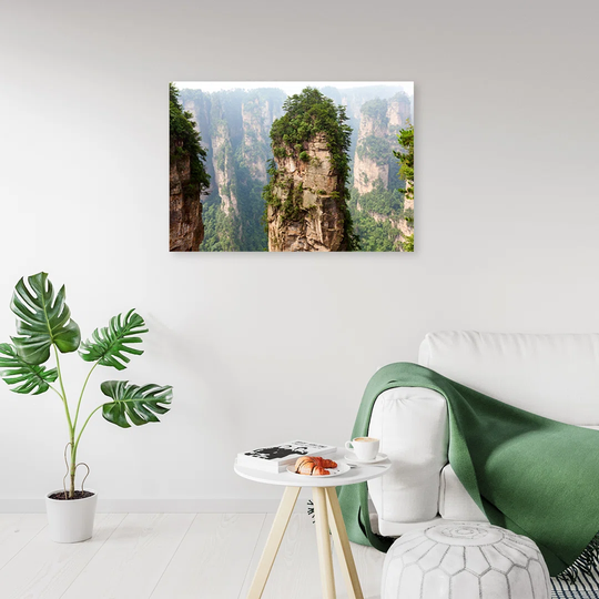 Canvas Print, Green Landscapes