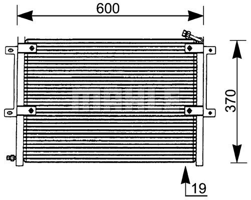 Condenser Air Conditioning 8FC351036-061 by BEHR