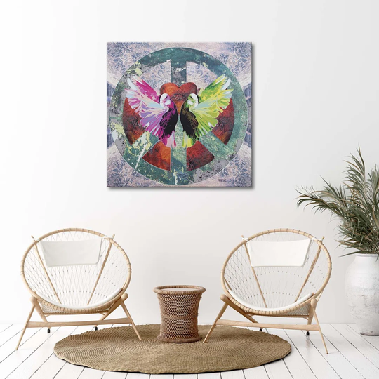 Canvas Print Peace Symbol Peace