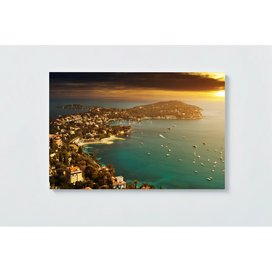 France Motif Magnetic Wall Mounted Cork Board