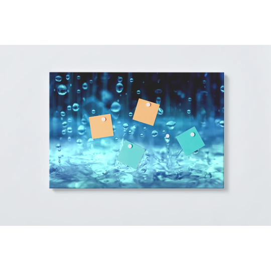 Drop Magnetic Wall Mounted Cork Board