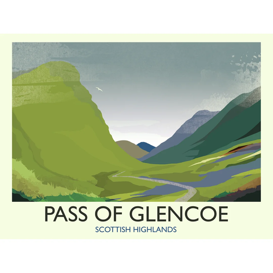 Glencoe Pass by Rick Smith - Art Print on Paper