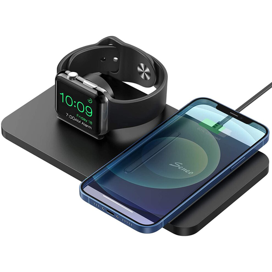 Seneo Dual 2 in 1 Wireless Charger, Apple Watch Ch