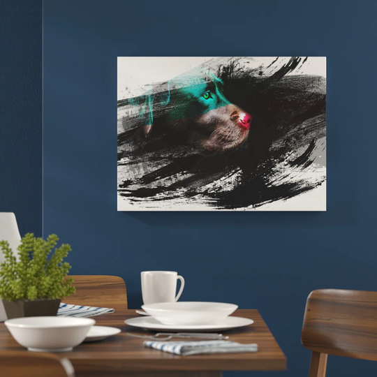 'Chocolate Labrador Dog' Graphic Art Print Poster
