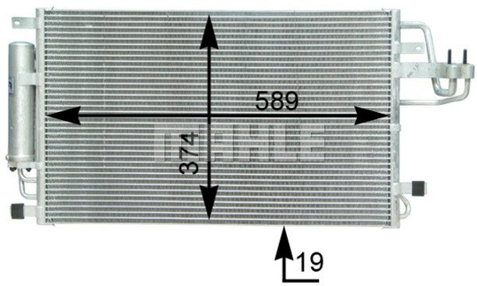 Condenser Air Conditioning 8FC351302-361 by BEHR