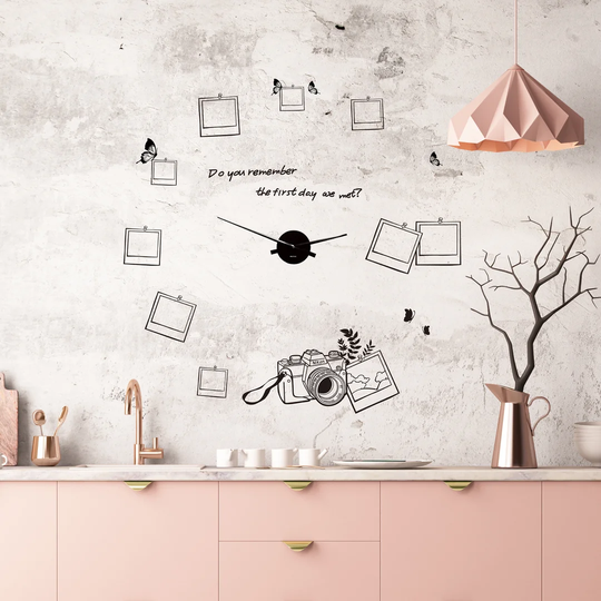 Photo Frame 10cm Silent Wall Clock