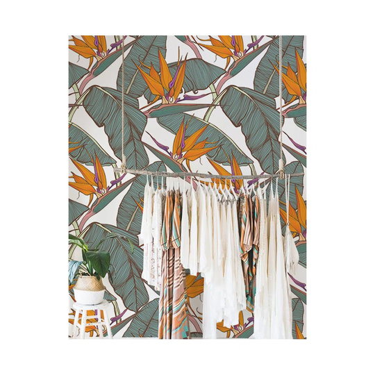 Lininger Paradise Flowers Wallpaper