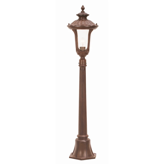 Stone Castle 1 Light 109.5cm Post Lantern Set