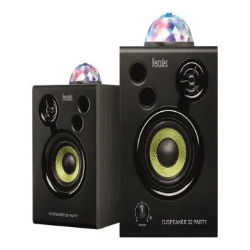 Hercules DJSpeaker 32 Party HÃ¸jttalere - Sort