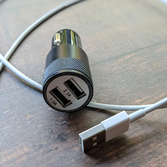 Enamel Mug & Car Usb Adapter