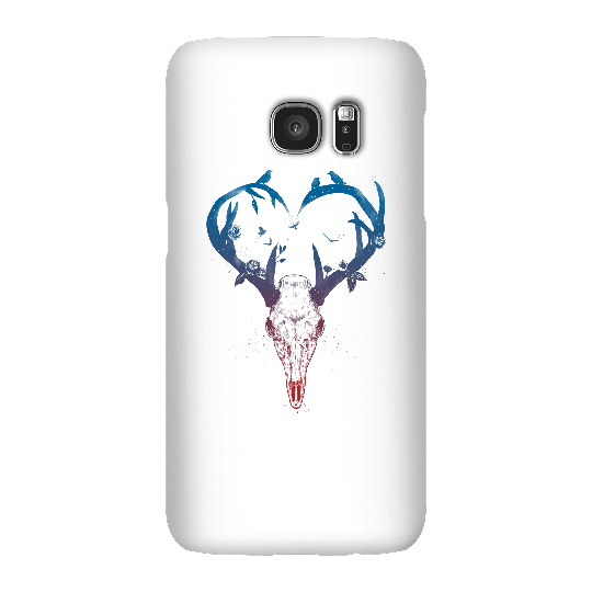 Balazs Solti Antlers Phone Case for iPhone and Android - Samsung S7 - Snap Case - Gloss