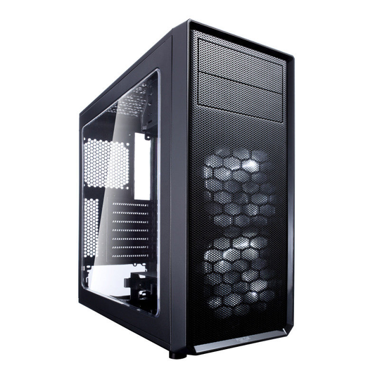 Fractal Design Focus G Front Computer Case with Window, USB 3.0/2.0 and Audio Jacks - Black