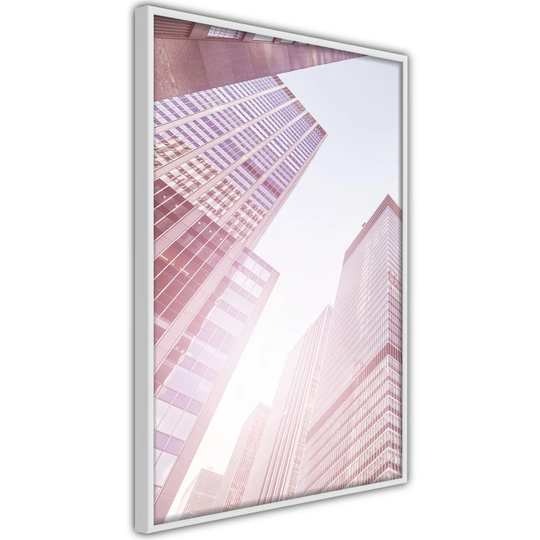 Poster - Steel And Glass (Pink)