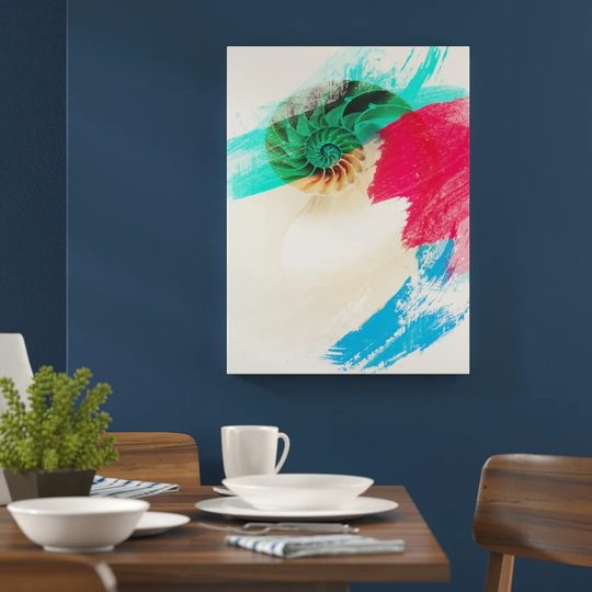 'Mother of Pearl Shell' Graphic Art Print Poster
