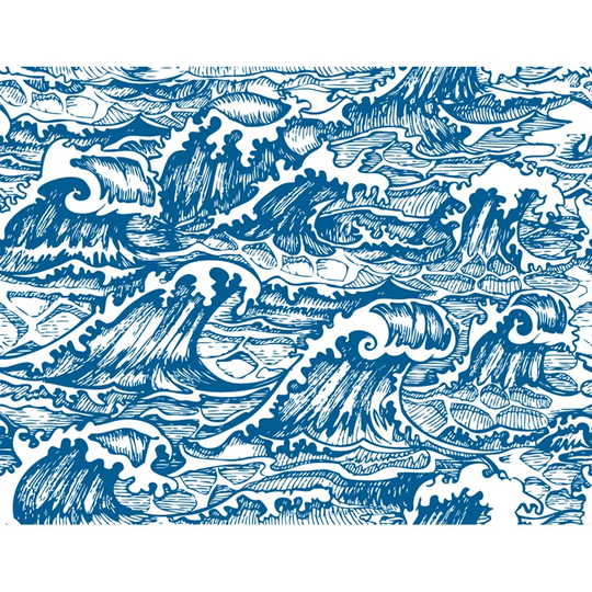 Walllpaper Roll 416X254cm Kitchen Livingroom Bedroom Mural Decoration Wallpaper Material With Print - Storm Waves Sea Ocean
