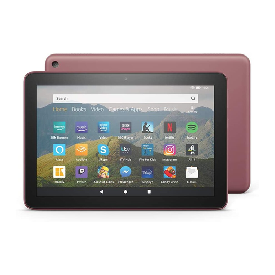 (Plum) Fire HD 8 Tablet - 8" HD display - 32 GB