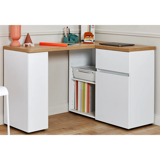 Beechmoor L-Shape Computer Desk