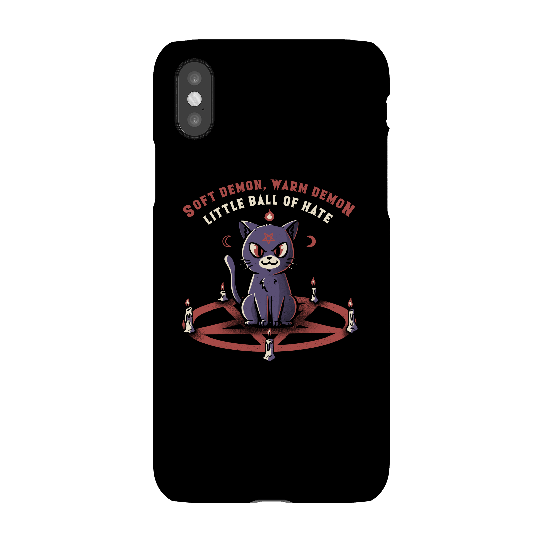 Soft Demon, Warm Demon, Little Ball Of Hate Cat Phone Case for iPhone and Android - iPhone 5/5s - Snap Case - Matte