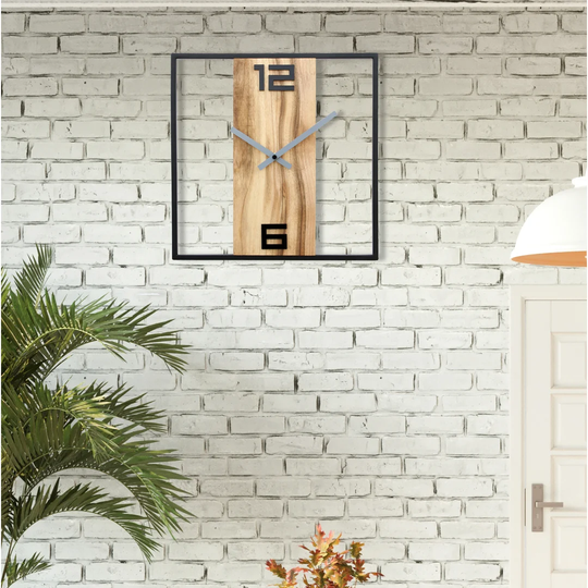 Walnut Arabic Wall Clock