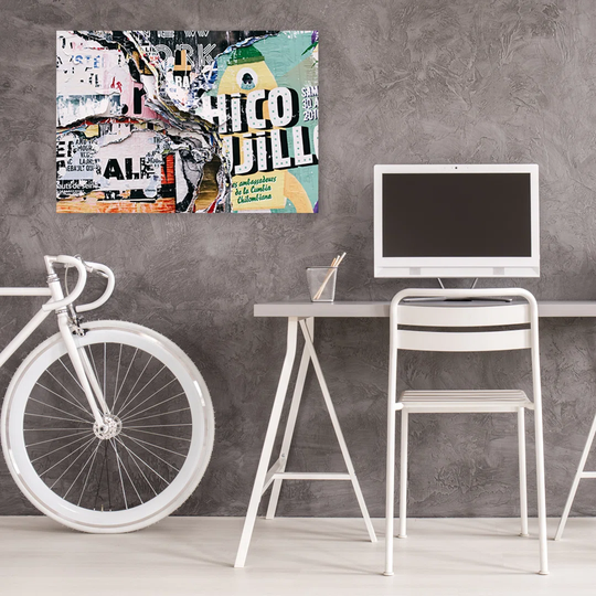 Canvas Print, Gray Abstractions