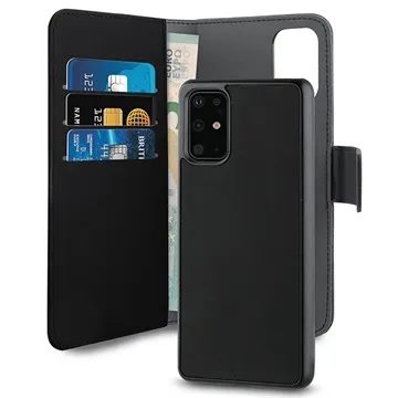 Puro 2-in-1 Magnetic Huawei P40 Pro Wallet Case - Black