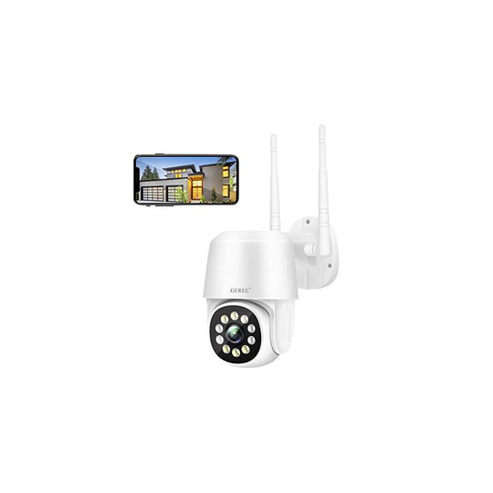 CCTV Camera Wireless Outdoor Wifi IP home security cameras 1080P Pan/Tilt 360 View with Night Vision, Waterproof,Smart Motion Tracking,iOS/Android