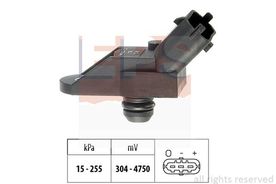 Air Pressure Sensor, height adaptation Made in Italy - OE Equivalent 1.993.013 EPS Facet 1993013