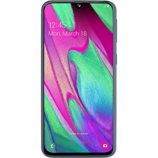 (Unlocked, Black) Samsung Galaxy A40 Dual Sim | 64GB | 4GB RAM
