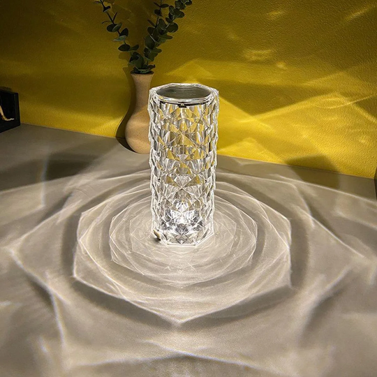 Lorcan 31Cm Clear Table Lamp USB