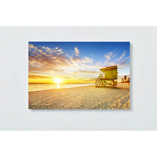 Beach Motif Magnetic Wall Mounted Cork Board