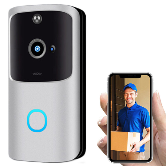 (Video Doorbell Camera) Smart Video Doorbell Camera Wireless WiFi Security Phone Bell
