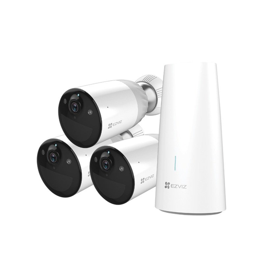 EZVIZ BC1 Smart Battery Camera Triple Pack