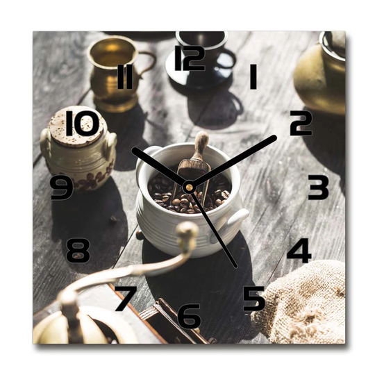 Coffee Grinder Silent Wall Clock