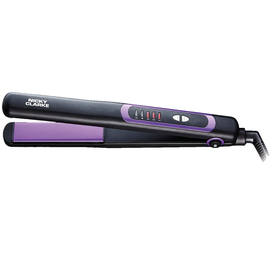 Nicky Clarke NSS236 Frizz Control Straightener - Black/Purple