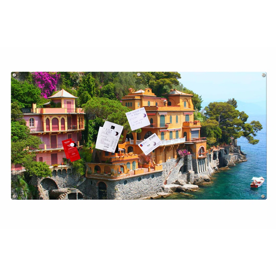 Lake Garda Magnetic Wall Mounted Photo Memo Board
