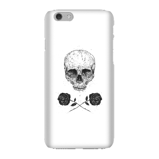 Balazs Solti Skull And Roses Phone Case for iPhone and Android - iPhone 6 - Snap Case - Matte