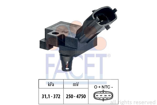 Air Pressure Sensor, height adaptation Made in Italy - OE Equivalent 103248