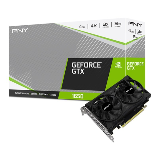 PNY GeForce GTX 1650 4GB GDDR6 Graphics Card