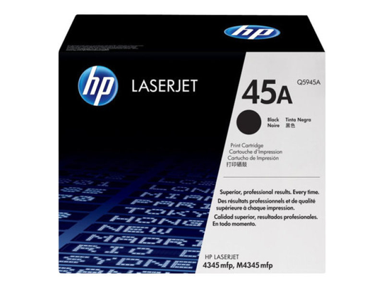 HP 45A Black Toner Cartridge 18,000 Pages - Q5945A