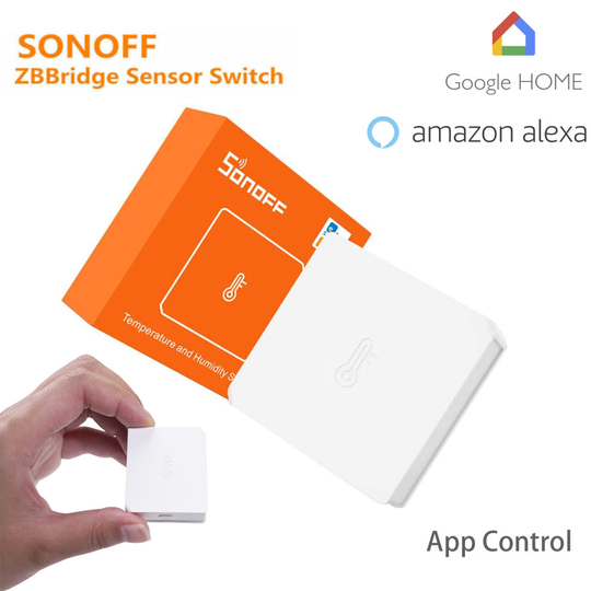 SONOFF SNZB-02 Humidity Controller Temperature Sensor With Alert for Google Home