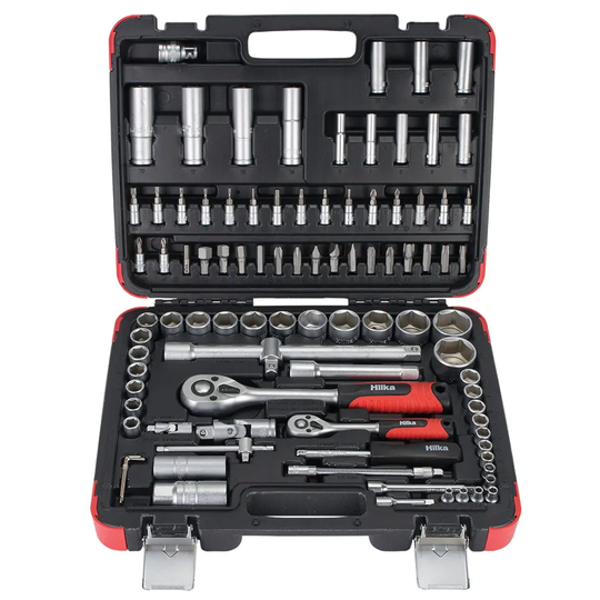 Hilka 94-Piece ¼-Inch & ½-Inch Socket Set
