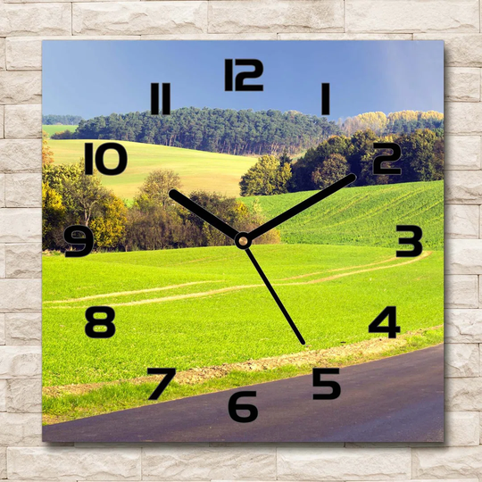 Dirt Road Silent Wall Clock