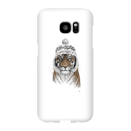 Balazs Solti Winter Tiger Phone Case for iPhone and Android - Samsung S7 Edge - Snap Case - Matte