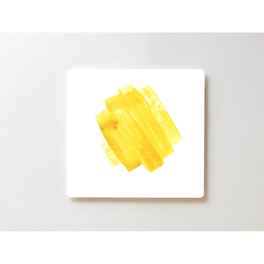 Backlight Motif Wall Picture Art Color Yellow Magnetic Cork Board