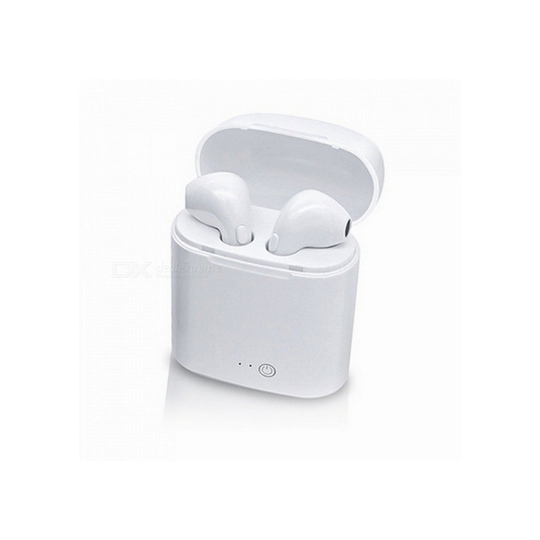 (White) TWS Wireless Earphones Bluetooth 5.0 For ALL Devices