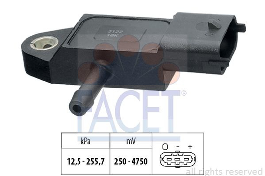 Air Pressure Sensor, height adaptation Made in Italy - OE Equivalent 103122