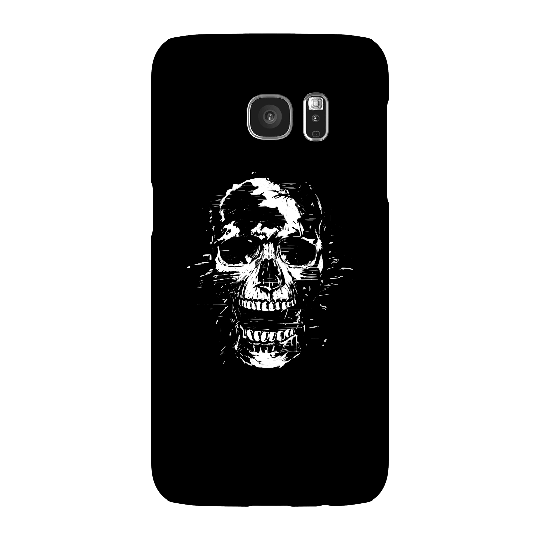 Balazs Solti Skull Phone Case for iPhone and Android - Samsung S7 - Snap Case - Gloss